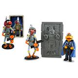 Disney Star Wars Celebration VI Exclusive Muppets Animal Link Hogthrob Scooter as Boba Fett, Han Solo in Carbonite and Lando Calrissian Collectible Figure Set