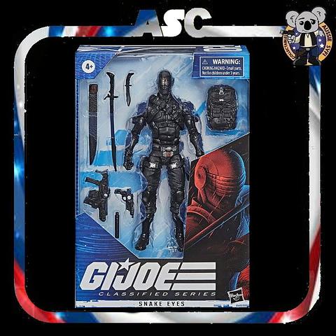 G.I. Joe Classified Series Wave1 #02- Snake Eyes 6" Action Figure, 2020