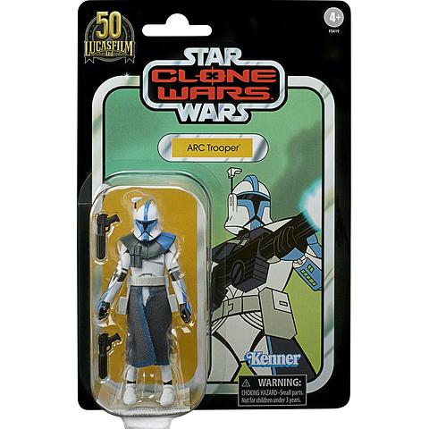 Star Wars The Vintage Collection Clone Wars 3.75 Inch Action Figure Exclusive Arc Trooper VC212 Blue 