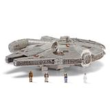 Micro Galaxy Squadron STAR WARS Feature Vehicle (9" Vehicle & Figure) - Millennium Falcon