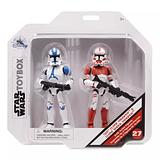 Disney Star Wars Toybox 501st Clone Trooper and Clone Shock Trooper Action Figure Set