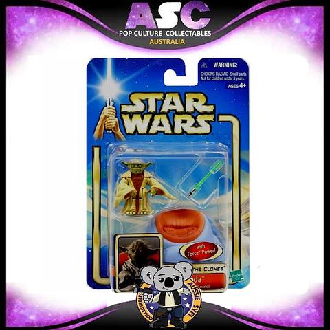 HASBRO Star Wars SAGA Series- Phase I, 02/53 Yoda (Jedi High Council) (AOTC), 2002